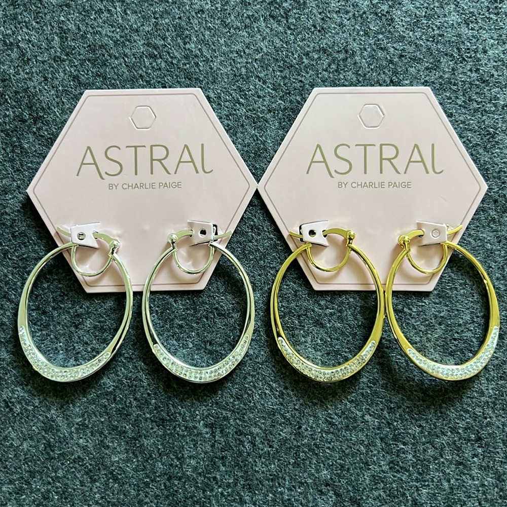 Astral hoops, two pair